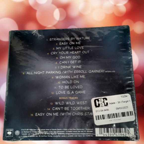 Unopened Adele - 30 (Target Exclusive, Deluxe CD) Includes 3 Bonus Tracks Sealed - Picture 2 of 2